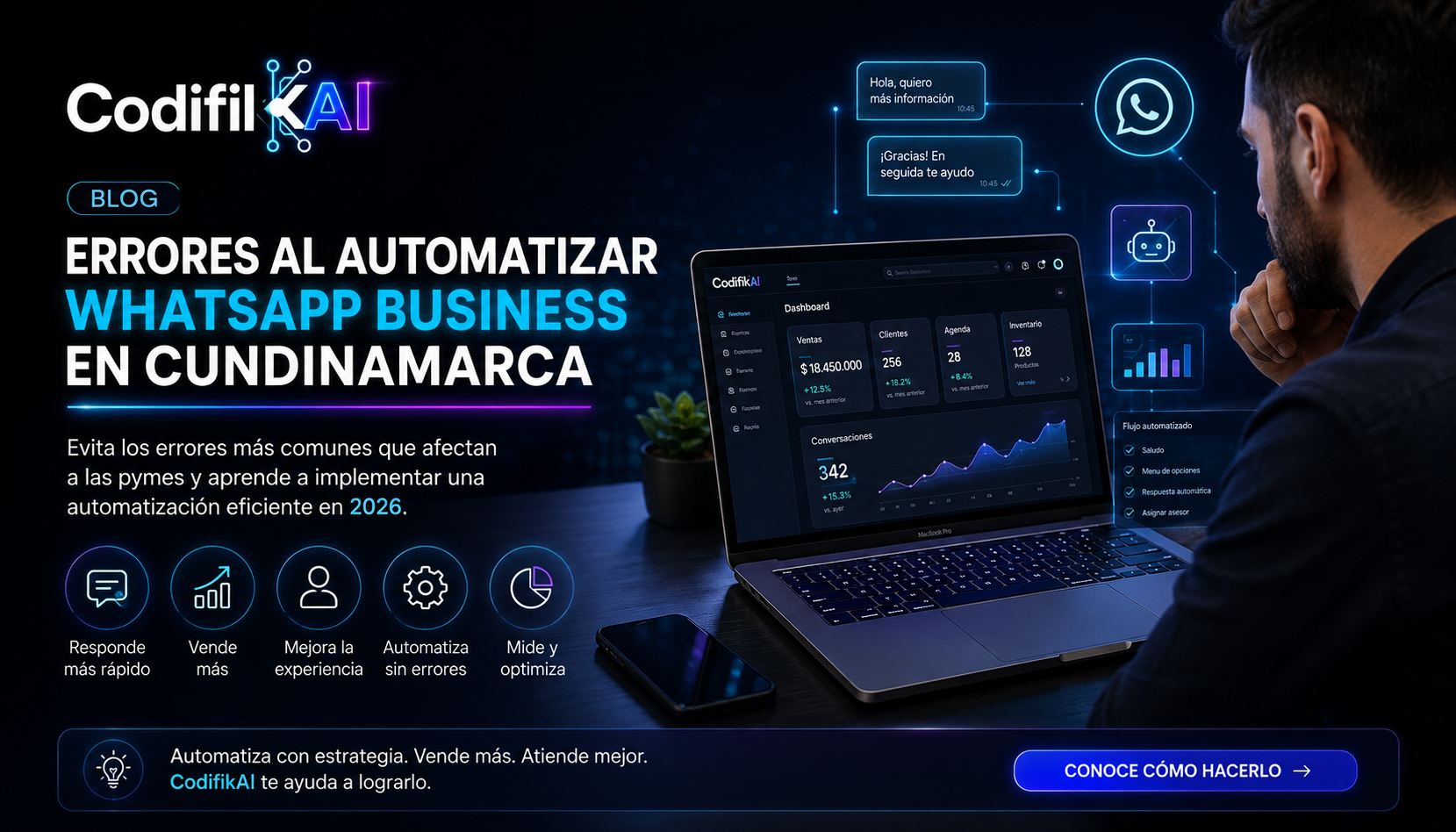 ¿Cómo evitar errores al automatizar WhatsApp Business en Cundinamarca?
